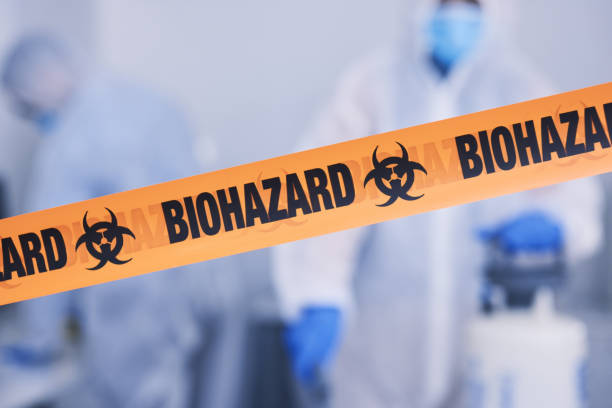 Professional Biohazard technician working in Visalia, CA